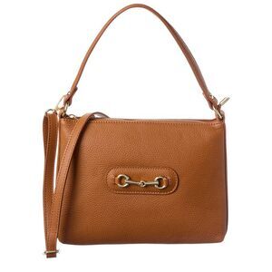Isabella Rossetti Kalina Leather Handbag, Brown